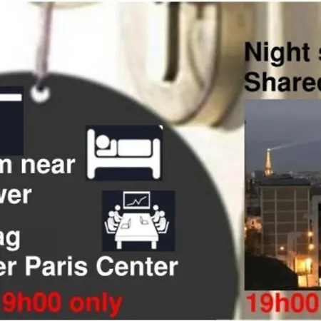 Apartment Dayroom Espace Paris Sans Nuitee Et Partagee Nuitee -- Repos Journee Ou Espace Travail 8-19h Proche Tour Eiffel Ou Usage Bureau A L'heure En Journee -- Nuitee Avenue Paris *